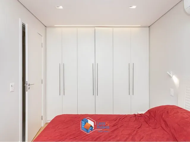 Apartamento 2 quartos e 3 banheiros, à venda, no bairro Brooklin Paulista em São Paulo