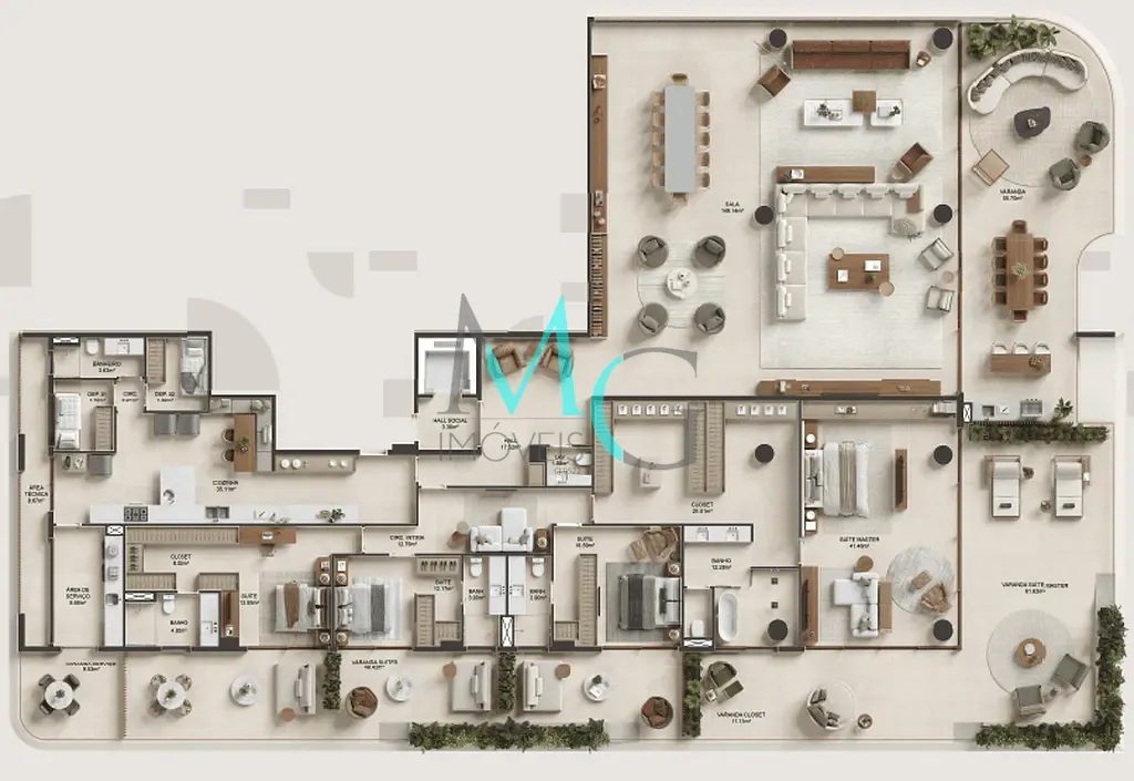 Apartamento, 4 quartos, 1189 m² - Foto 37