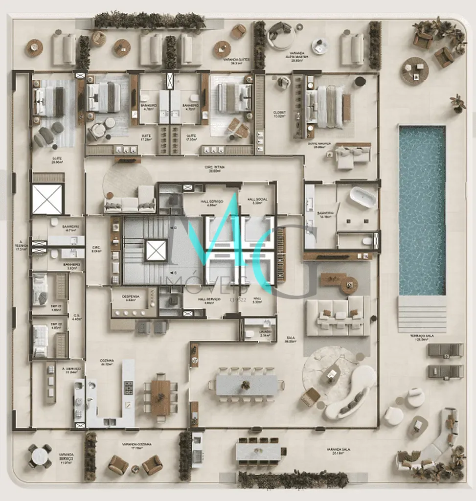 Apartamento, 4 quartos, 1189 m² - Foto 38