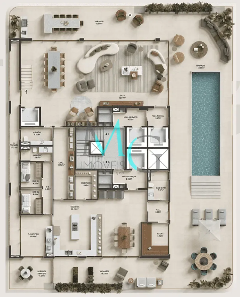 Apartamento, 4 quartos, 1189 m² - Foto 42