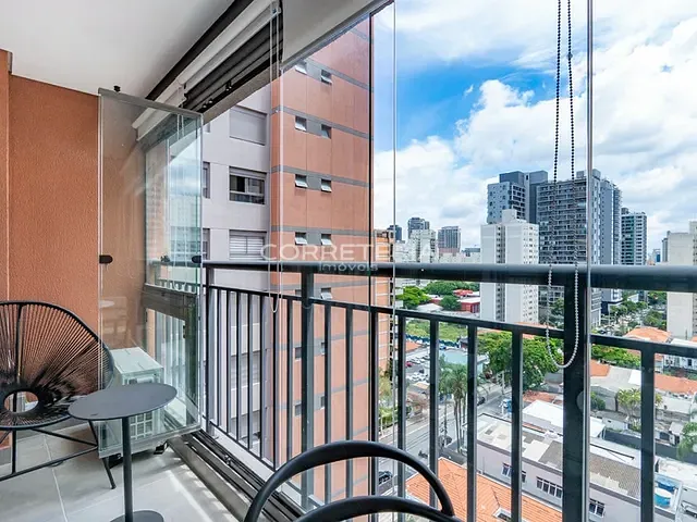 Studio 1 quarto e 1 banheiro, à venda, no bairro Santo Amaro em São Paulo