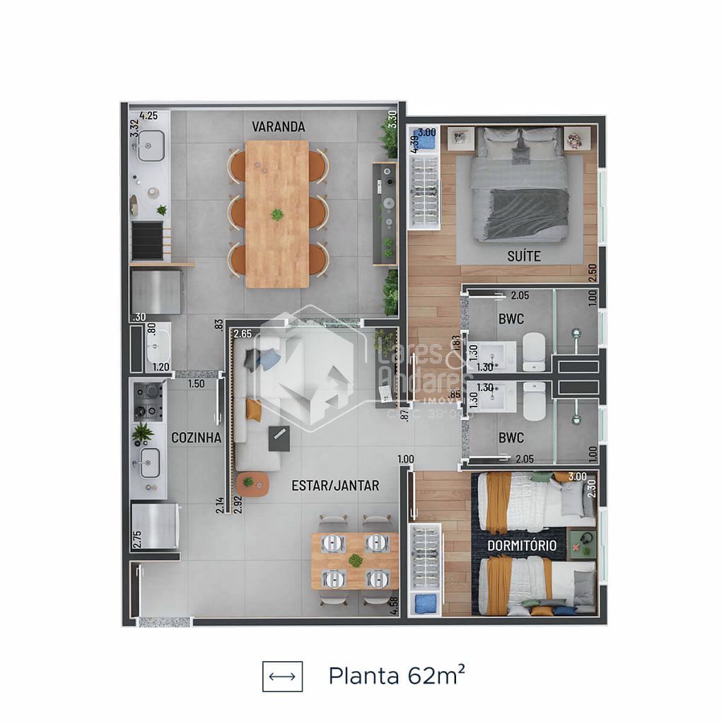 Apartamento, 2 quartos, 64 m² - Foto 14