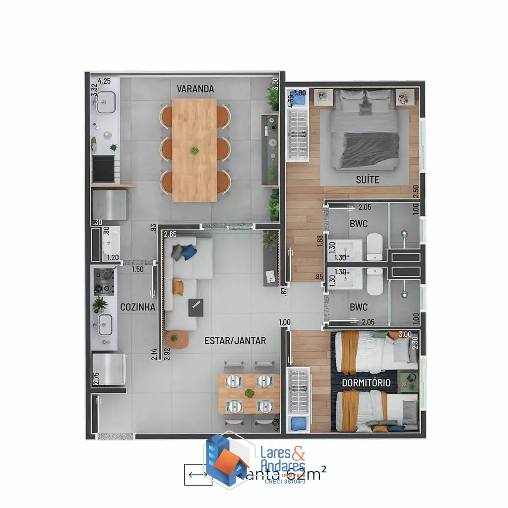 Cobertura, 3 quartos, 125 m² - Foto 14