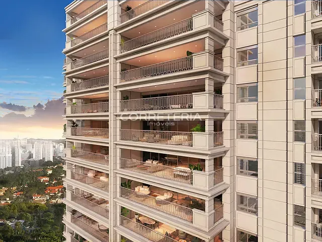 Apartamento 4 quartos e 7 banheiros, à venda, no bairro Vila Tramontano em São Paulo
