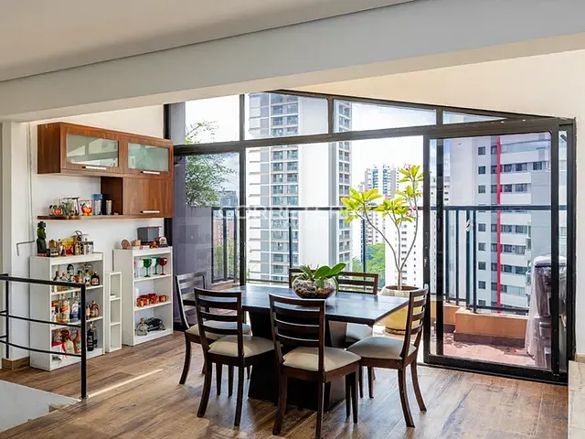 Cobertura / Penthouse 2 quartos e 4 banheiros, à venda, no bairro Brooklin Paulista em São Paulo