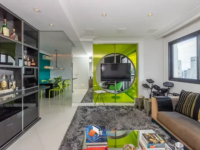 Apartamento 1 quarto e 3 banheiros, à venda, no bairro Moema em São Paulo