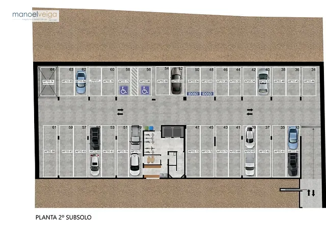 Apartamento 2 quartos e 2 banheiros, à venda, no bairro Boa Vista em Curitiba