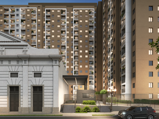 Foto do Apartamento - Apartamento à venda 2 Quartos 36M² São Cristóvão Rio de Janeiro - RJ | Luzes do Rio | MG IMÓVEIS
