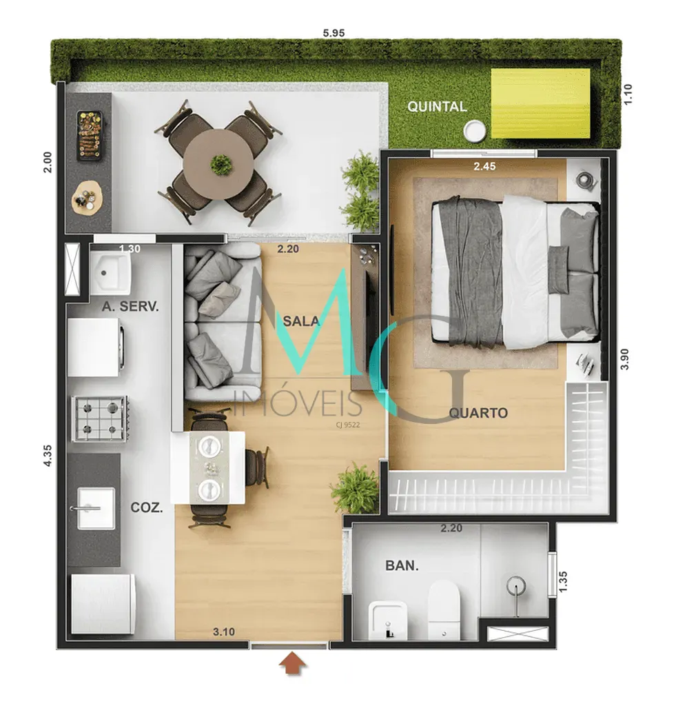 Apartamento, 2 quartos, 69 m² - Foto 38