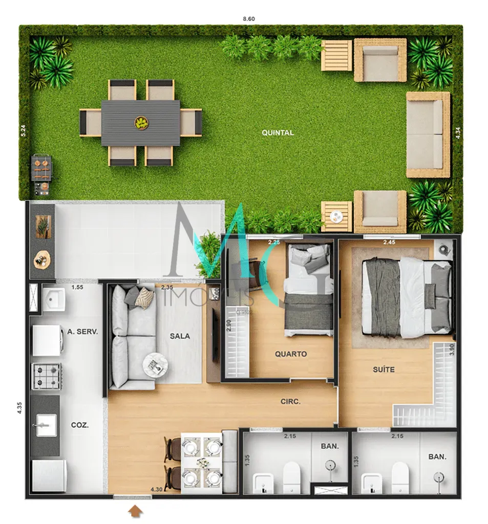 Apartamento, 2 quartos, 69 m² - Foto 51