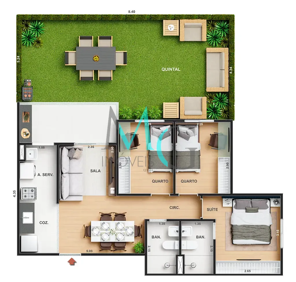 Apartamento, 2 quartos, 81 m² - Foto 53