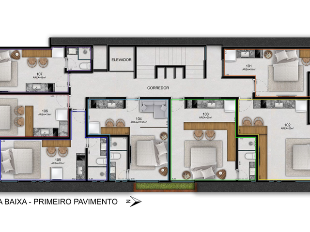 Apartamento 2 quartos e 2 banheiros, à venda, no bairro Jardim São Paulo em João Pessoa