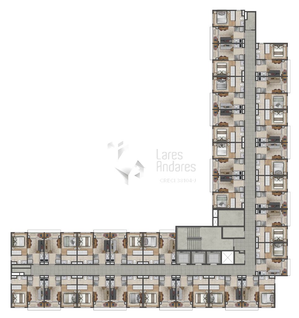 Apartamento, 1 quarto, 34 m² - Foto 30