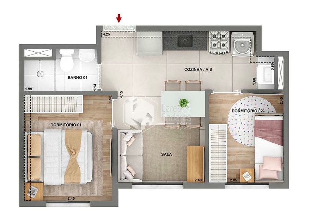 Apartamento, 2 quartos, 32 m² - Foto 23