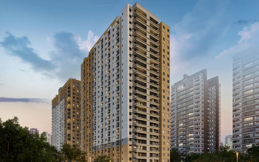 Apartamento à venda 2 Quartos 1 Suite 1 Vaga 53M² Jardim Caravelas São Paulo - SP | Parque das Nações Condomínio Laguna