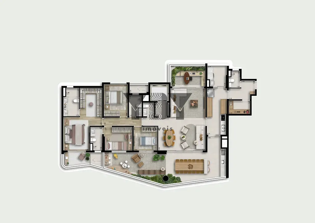 Apartamento, 3 quartos, 167 m² - Foto 11