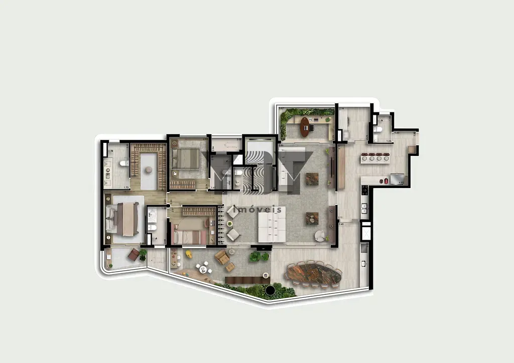 Apartamento, 3 quartos, 167 m² - Foto 12