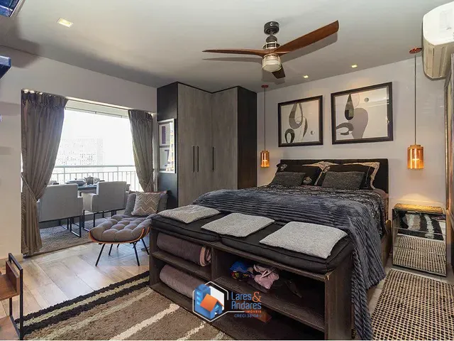 Studio 1 quarto e 2 banheiros, à venda, no bairro Centro em São Paulo
