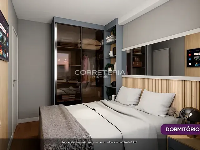 Apartamento 1 quarto e 1 banheiro, à venda, no bairro Santo Amaro em São Paulo