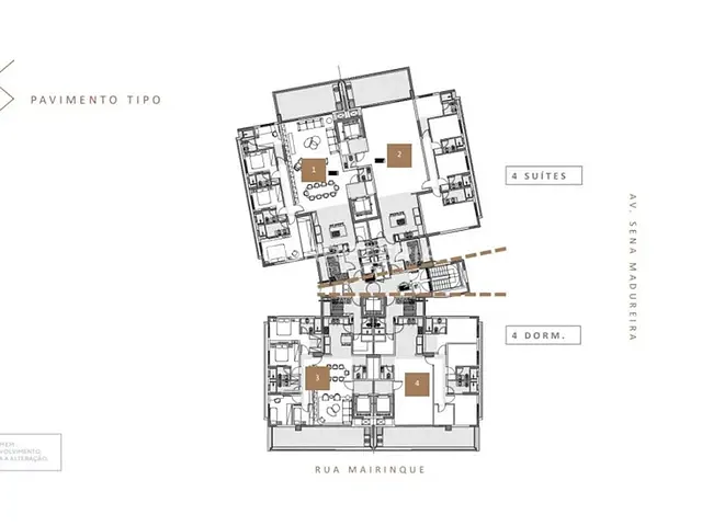 Apartamento 4 quartos e 6 banheiros, à venda, no bairro Vila Clementino em São Paulo