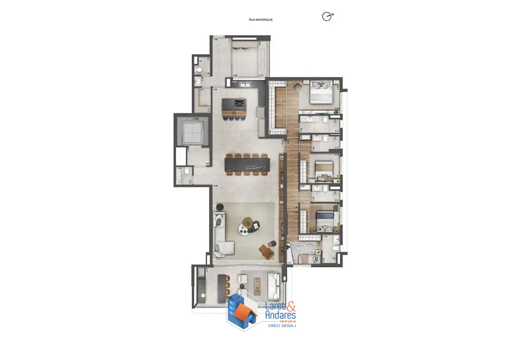 Apartamento, 4 quartos, 232 m² - Foto 34