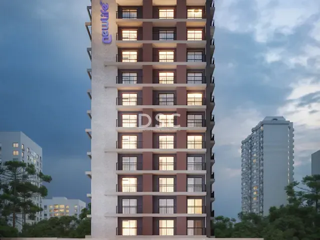 Studio 1 quarto e 1 banheiro, à venda, no bairro Centro em Curitiba