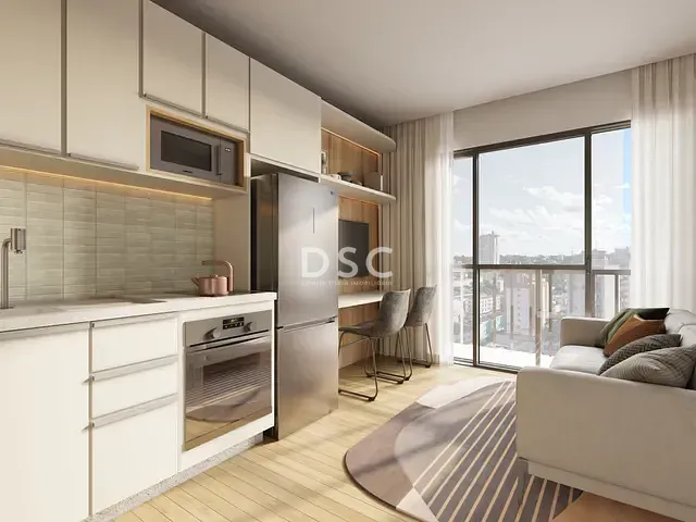 Studio 1 quarto e 1 banheiro, à venda, no bairro Centro em Curitiba