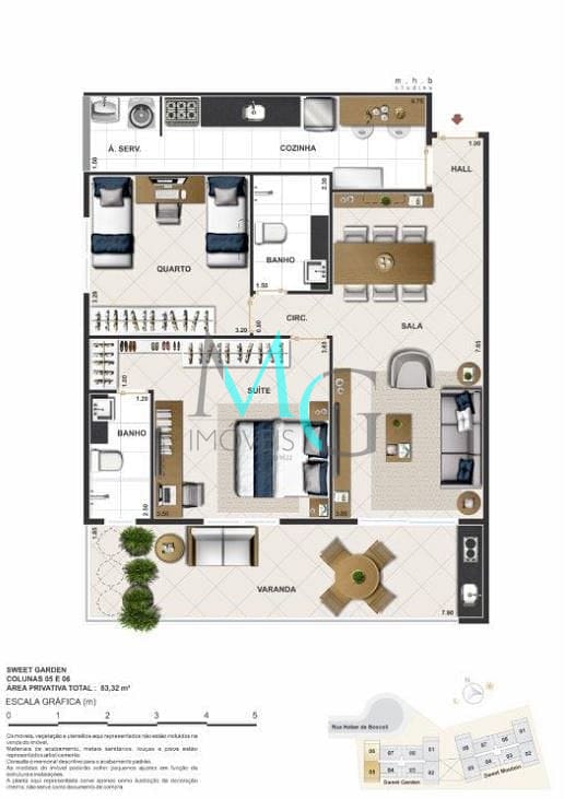 Cobertura, 2 quartos, 165 m² - Foto 25