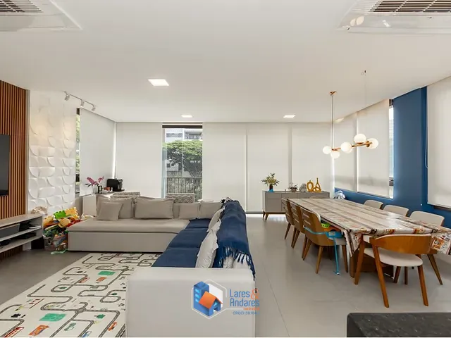 Apartamento 3 quartos e 4 banheiros, à venda, no bairro Brooklin Novo em São Paulo