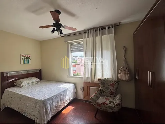 Apartamento 2 quartos e 1 banheiro, à venda, no bairro Jardim do Salso em Porto Alegre