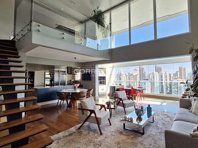 Cobertura / Penthouse 3 quartos e 6 banheiros, à venda, no bairro Paraíso do Morumbi em São Paulo