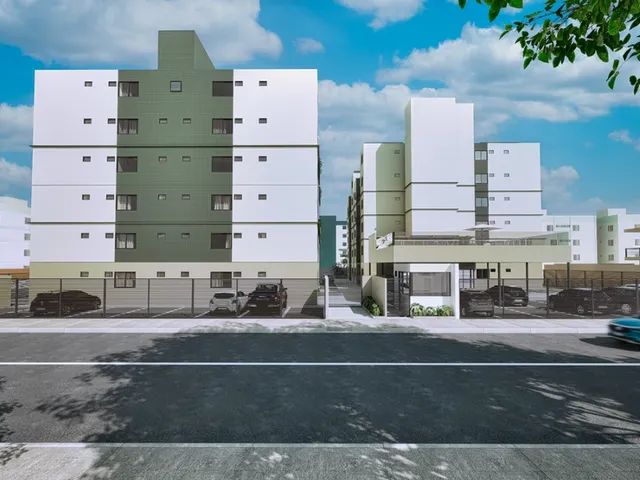 Apartamento 2 quartos e 2 banheiros, à venda, no bairro Portal do Sol em João Pessoa