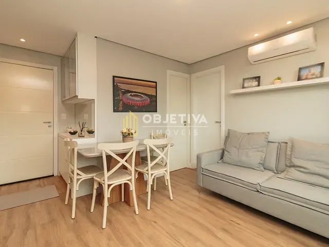 Apartamento 1 quarto e 1 banheiro, à venda, no bairro Menino Deus em Porto Alegre