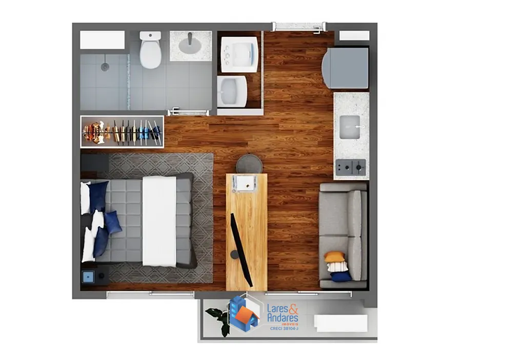 Apartamento, 1 quarto, 39 m² - Foto 16
