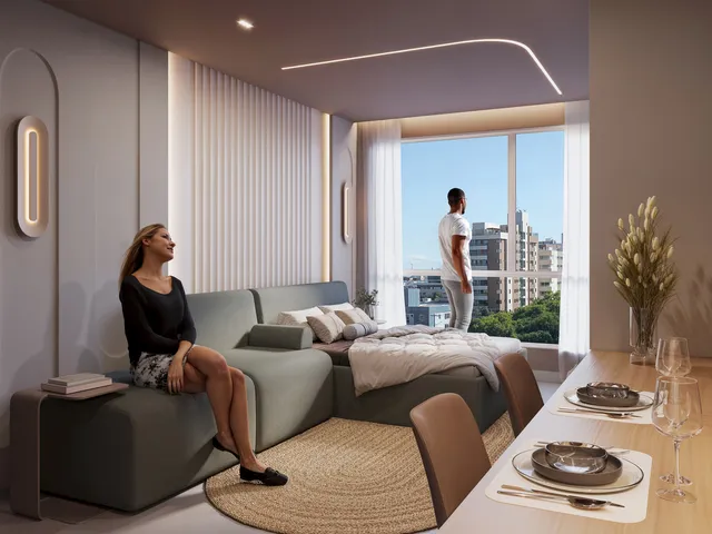 Apartamento 1 quarto e 1 banheiro, à venda, no bairro Intermares em Cabedelo