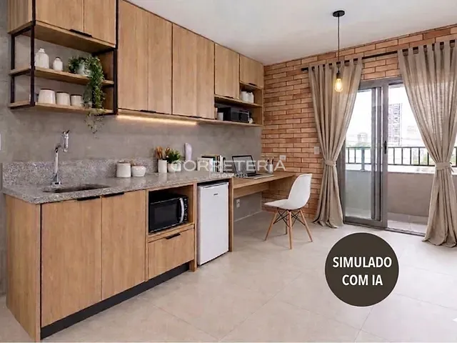 Studio 1 quarto e 1 banheiro, à venda, no bairro Chácara Santo Antônio (Zona Sul) em São Paulo