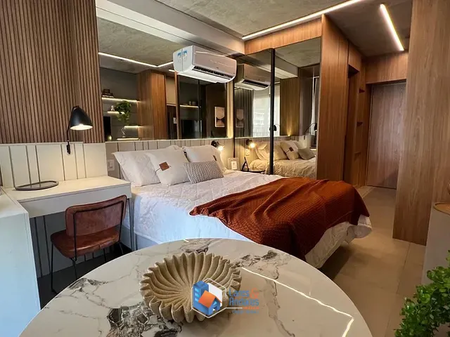 Apartamento 1 quarto e 3 banheiros, à venda, no bairro Cerqueira César em São Paulo