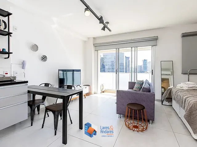 Studio 1 quarto e 1 banheiro, à venda, no bairro Chácara Santo Antônio (Zona Sul) em São Paulo