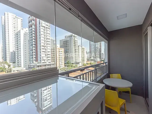 Studio 1 quarto e 1 banheiro, à venda, no bairro Brooklin Paulista em São Paulo