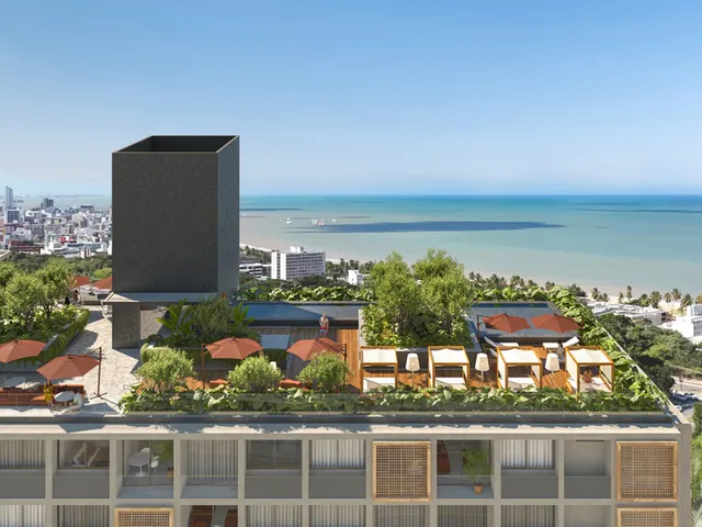 Apartamento 1 quarto e 1 banheiro, à venda, no bairro Altiplano Cabo Branco em João Pessoa