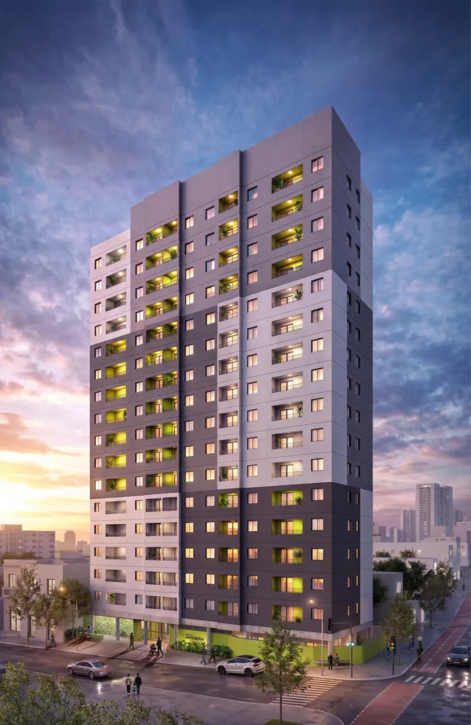 Apartamento à venda 2 Quartos 35.96M² Santa Cecília São Paulo - SP | Smarthome Santa Cecília