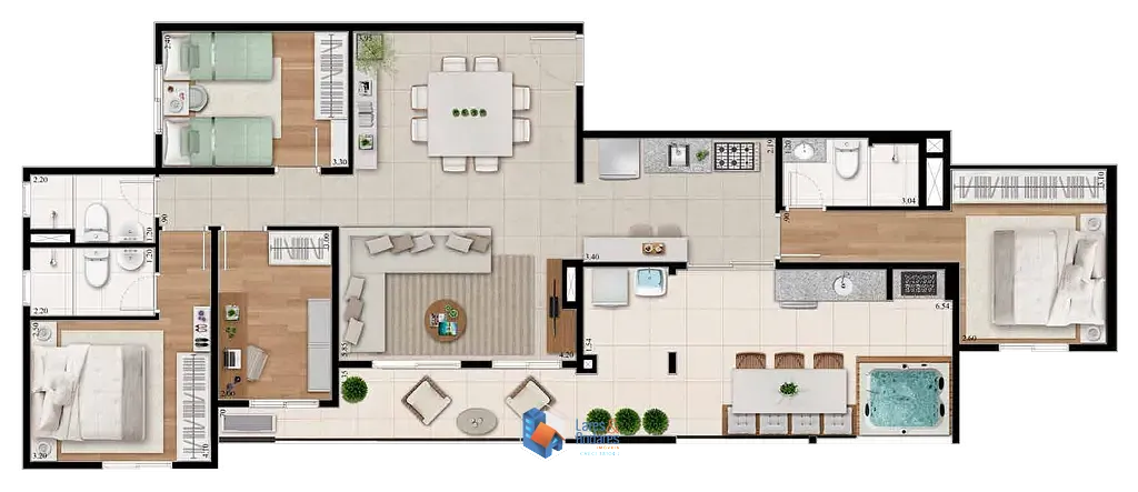 Apartamento, 2 quartos, 55 m² - Foto 129