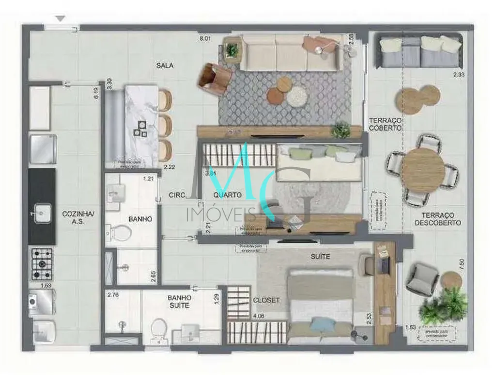 Apartamento, 2 quartos, 70 m² - Foto 37