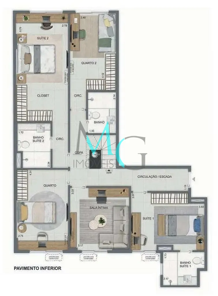 Apartamento, 2 quartos, 70 m² - Foto 44