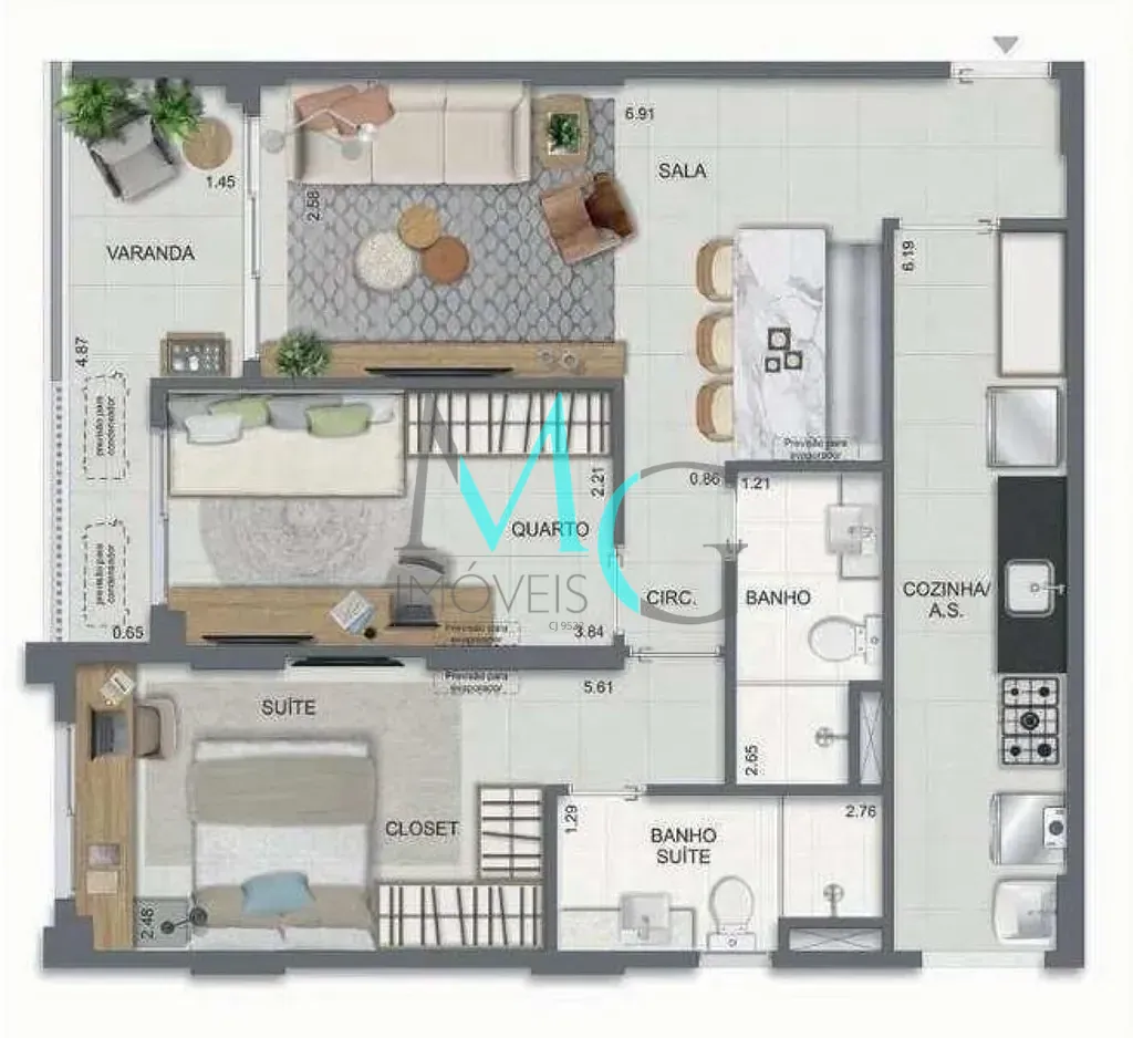 Cobertura, 3 quartos, 141 m² - Foto 31
