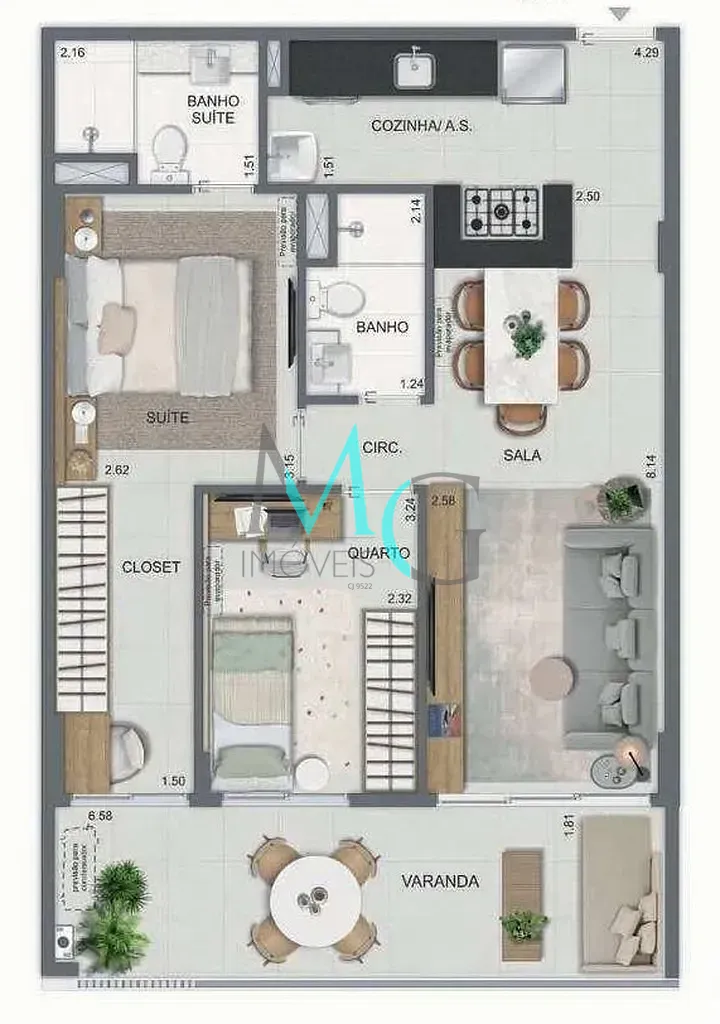 Cobertura, 3 quartos, 141 m² - Foto 33