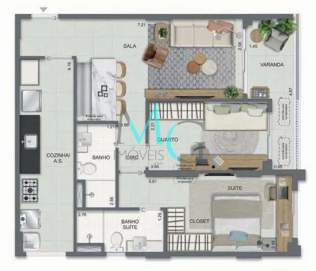 Cobertura, 3 quartos, 141 m² - Foto 34