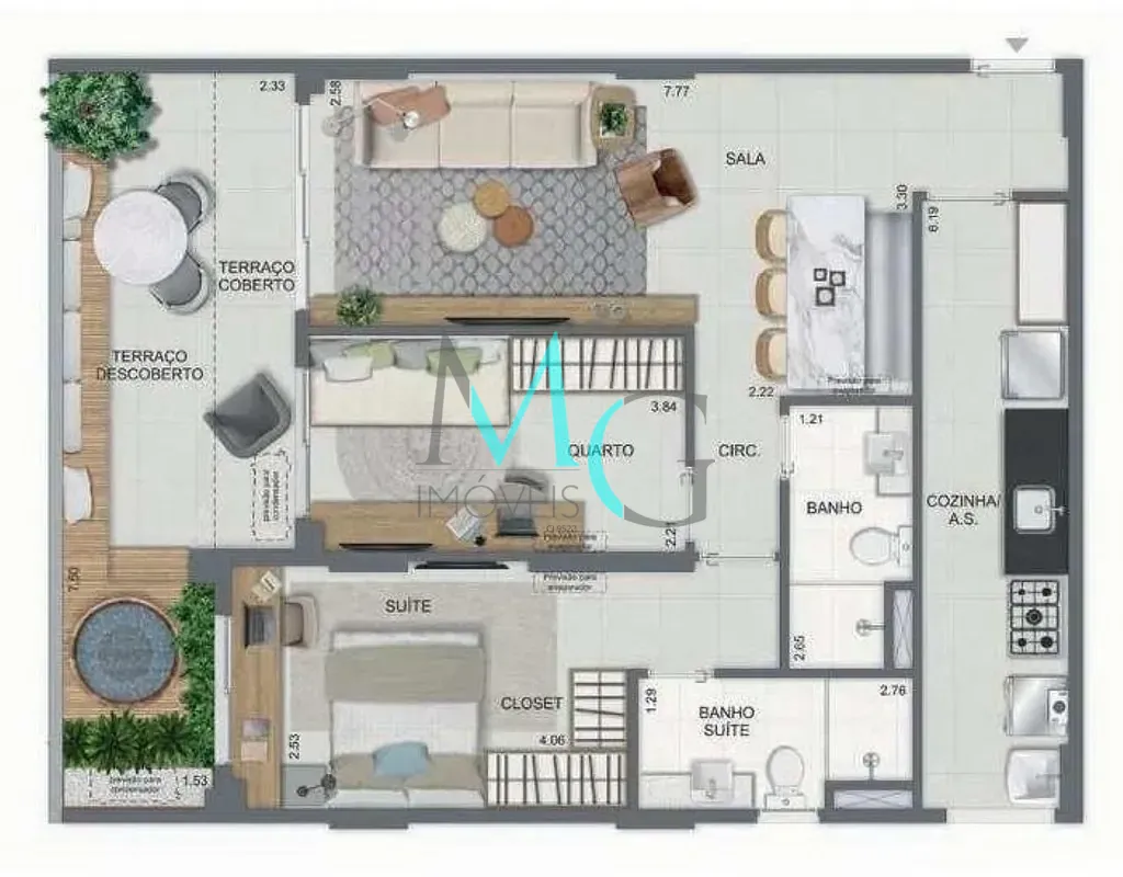 Cobertura, 3 quartos, 141 m² - Foto 36