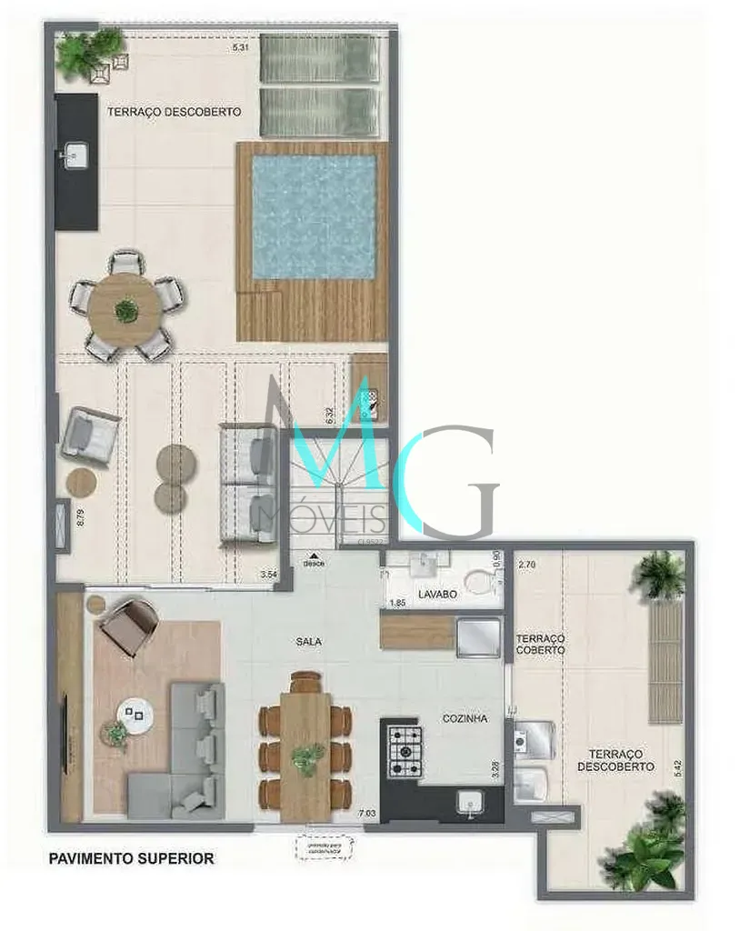 Cobertura, 3 quartos, 141 m² - Foto 45