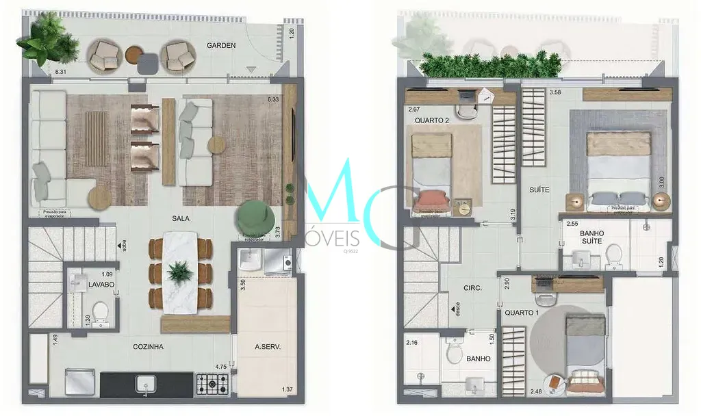 Casa, 3 quartos, 106 m² - Foto 35